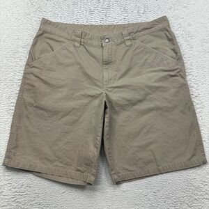Columbia Shorts Men's Size 38 Hiking Fishing Lightweight Khaki Brown 11"